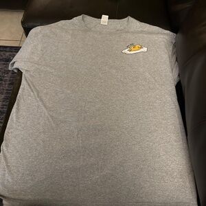 Grey Gudetama cotton t-shirt